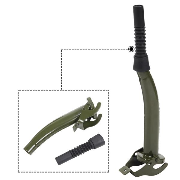 5L 0.6mm American Oil Barrel Army Green With Inverted Oil Pipe